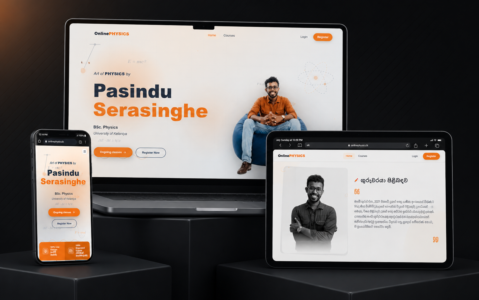Online Physics Learning Platform